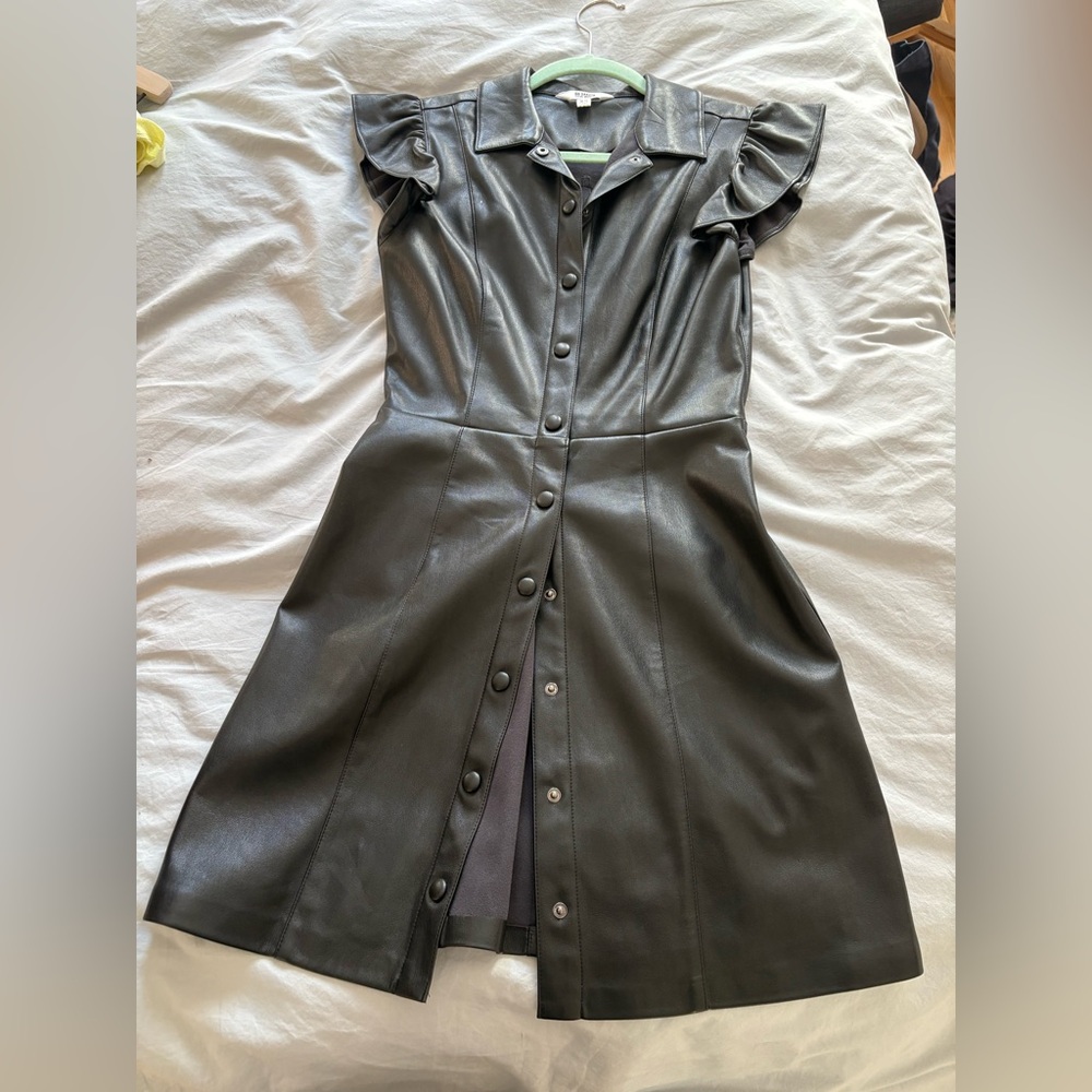BB Dakota (Steve Madden) Black Leather Dress